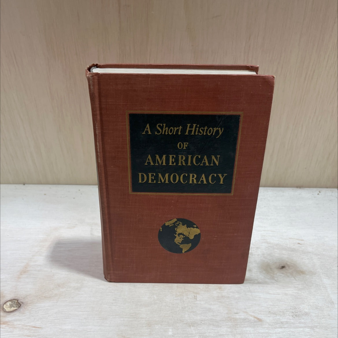 a short history of american democracy book, by john d. hicks, 1949 Hardcover