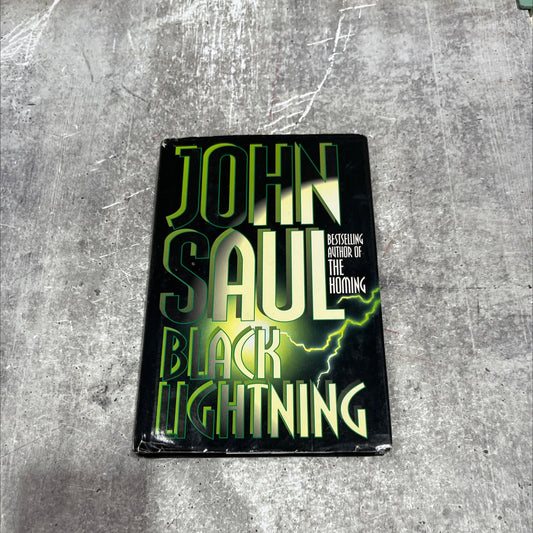 black lightning book, by john saul, 1995 Hardcover
