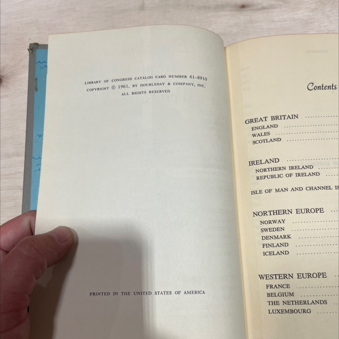 encyclopedia of world travel taj mahal india book, by nelson doubleday and c. earl cooley, 1961 Hardcover