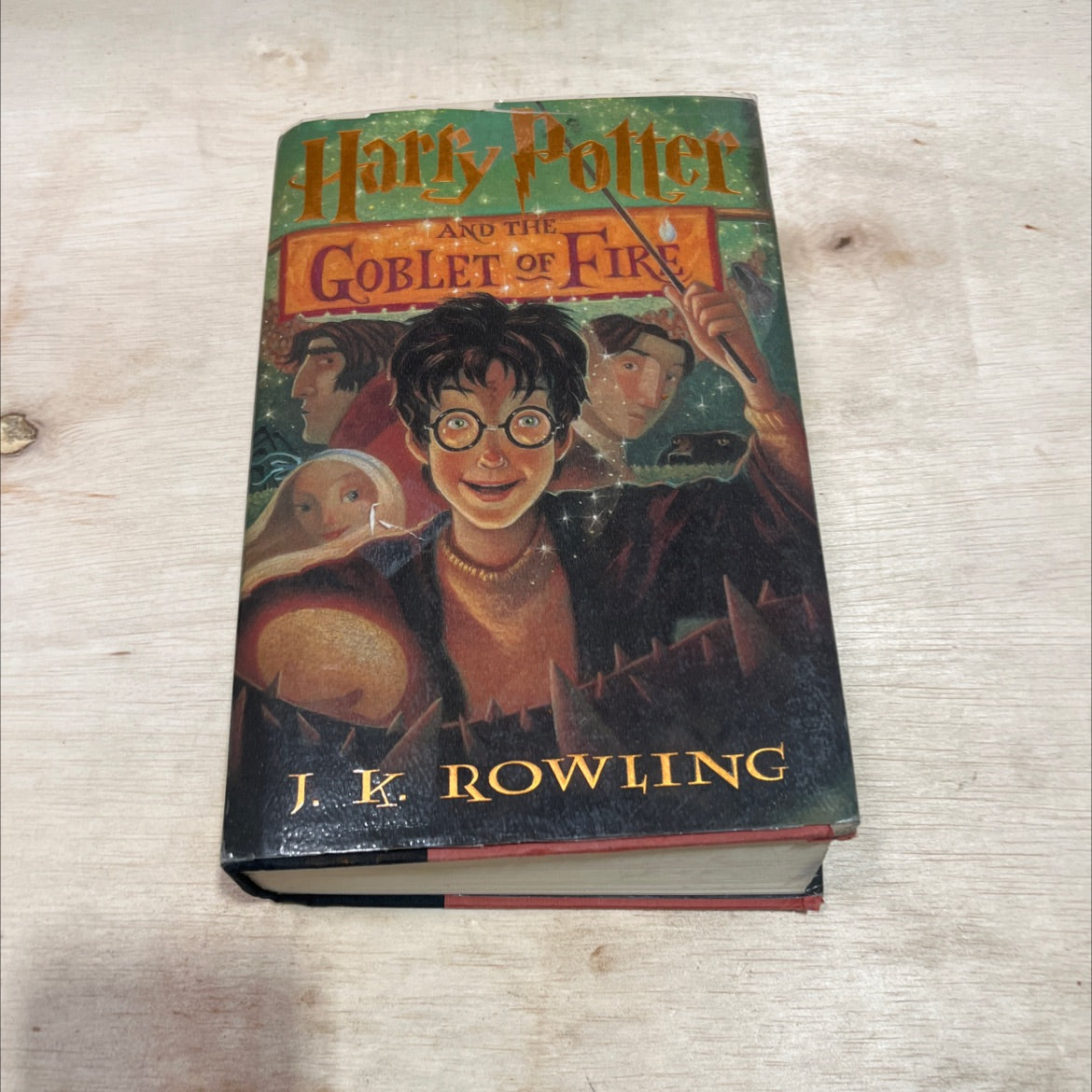 harry potter and the goblet of fire book, by j. k. rowling, 2000 Hardcover
