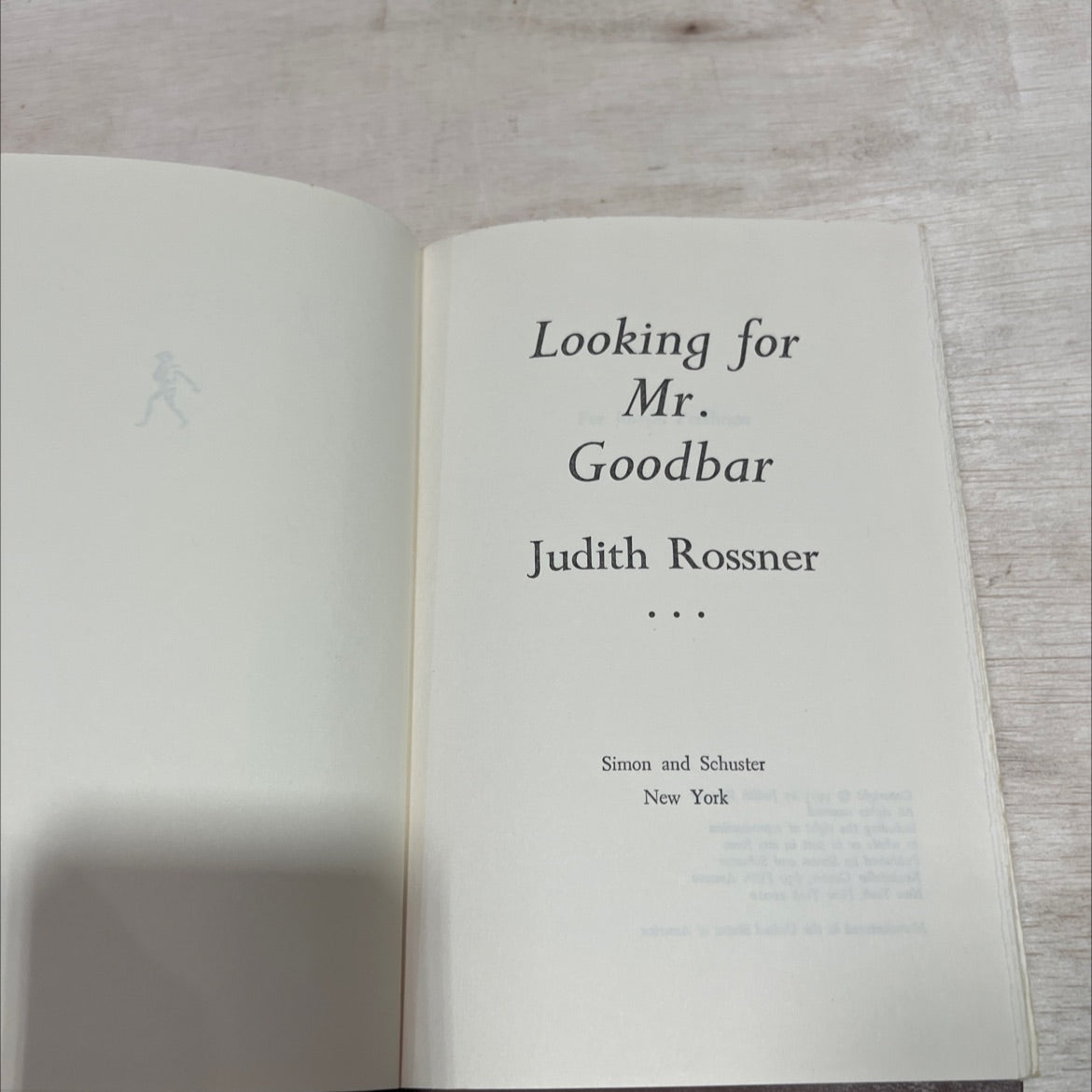 looking for mr. goodbar book, by judith rossner, 1975 Hardcover