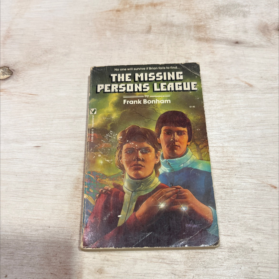oks the missing persons league book, by Frank Bonham, 1976 Paperback