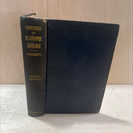 principles of economic zoölogy book, by l. s. daugherty, m.s., ph. d. and m. c. daugherty, 1917 Hardcover, Antique