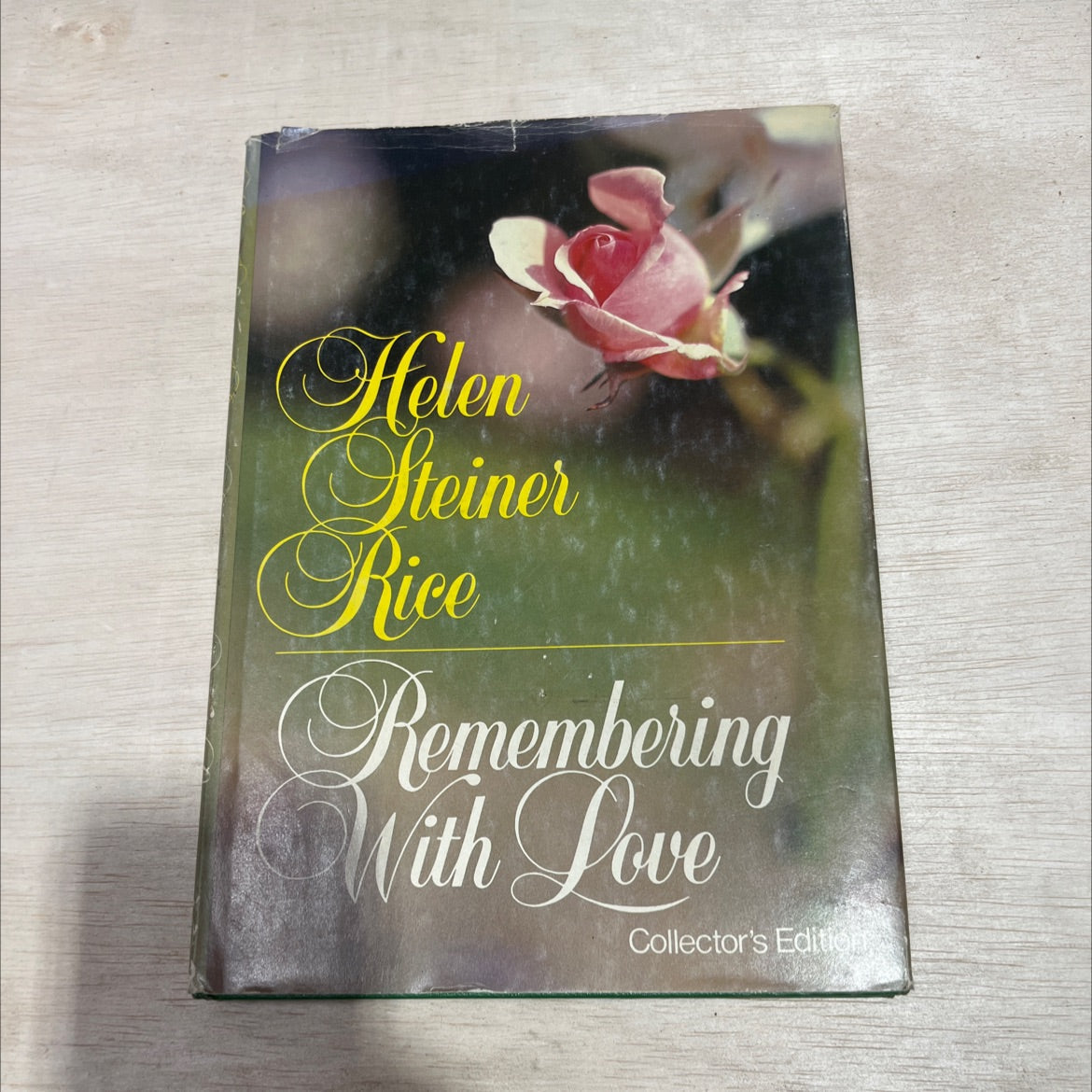 remembering with love book, by helen steiner rice, 1985 Hardcover