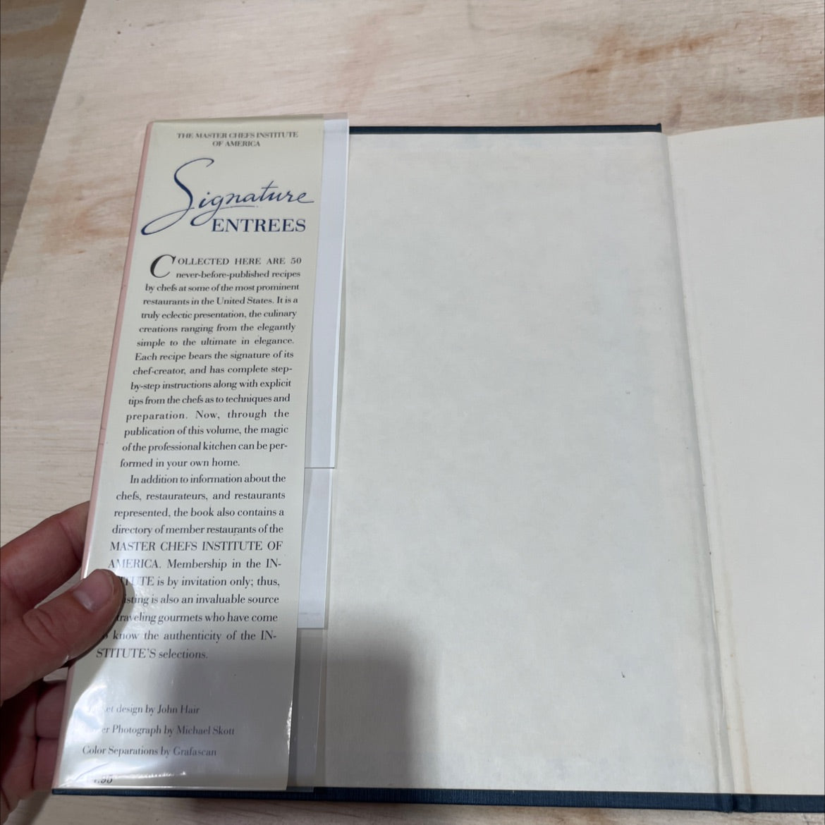 signature entrees from 50 of america's finest restaurants book, by unknown, 1986 Hardcover