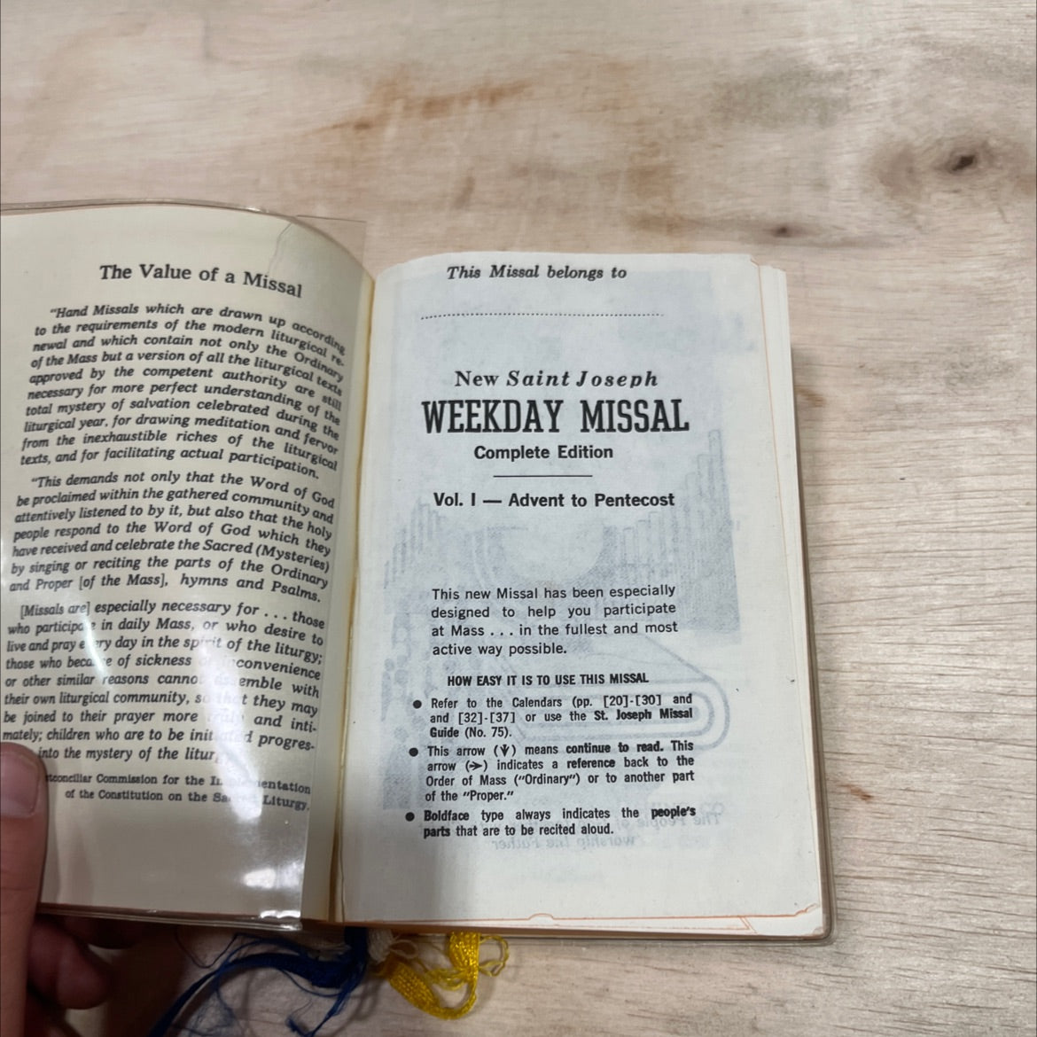 the value of a missal book, by unknown, 1975 Hardcover